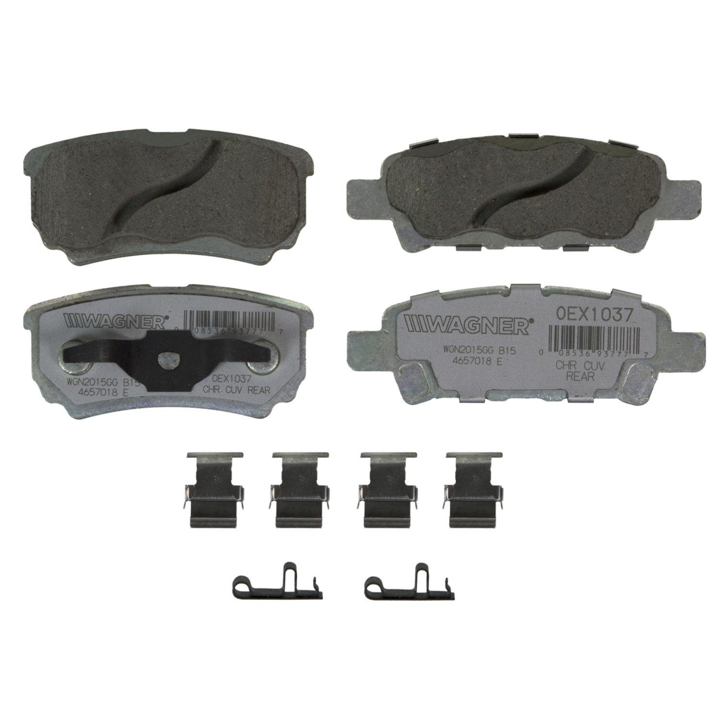 Wagner Brake OEX1037 - Disc Brake Pad Wagner Brake OEX1037 Disc Brake Pad product image 1 of 1