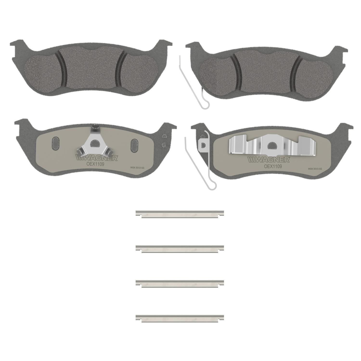 Wagner Brake OEX1109 - Disc Brake Pad Wagner Brake OEX1109 Disc Brake Pad product image 1 of 1