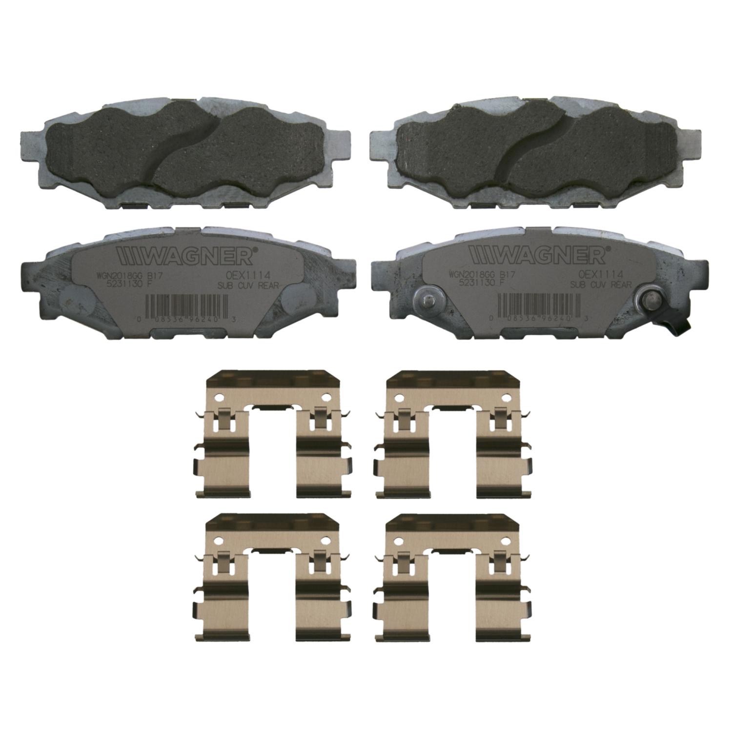 Wagner Brake OEX1114 - Disc Brake Pad Wagner Brake OEX1114 Disc Brake Pad product image 1 of 1
