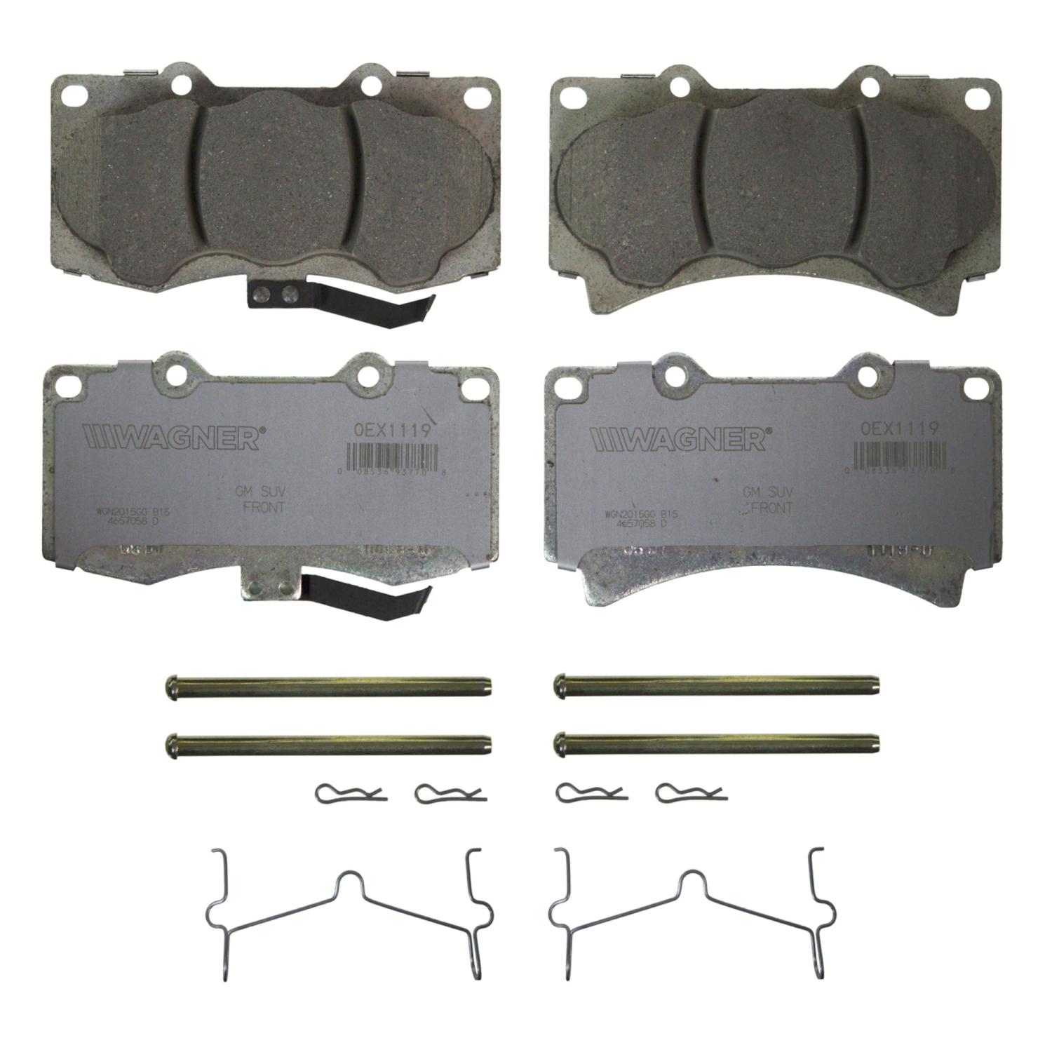 Wagner Brake OEX1119 - Disc Brake Pad Wagner Brake OEX1119 Disc Brake Pad product image 1 of 1