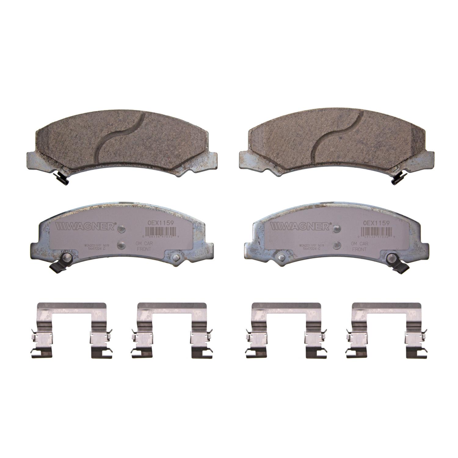 Wagner Brake OEX1159 - Disc Brake Pad Wagner Brake OEX1159 Disc Brake Pad product image 1 of 1