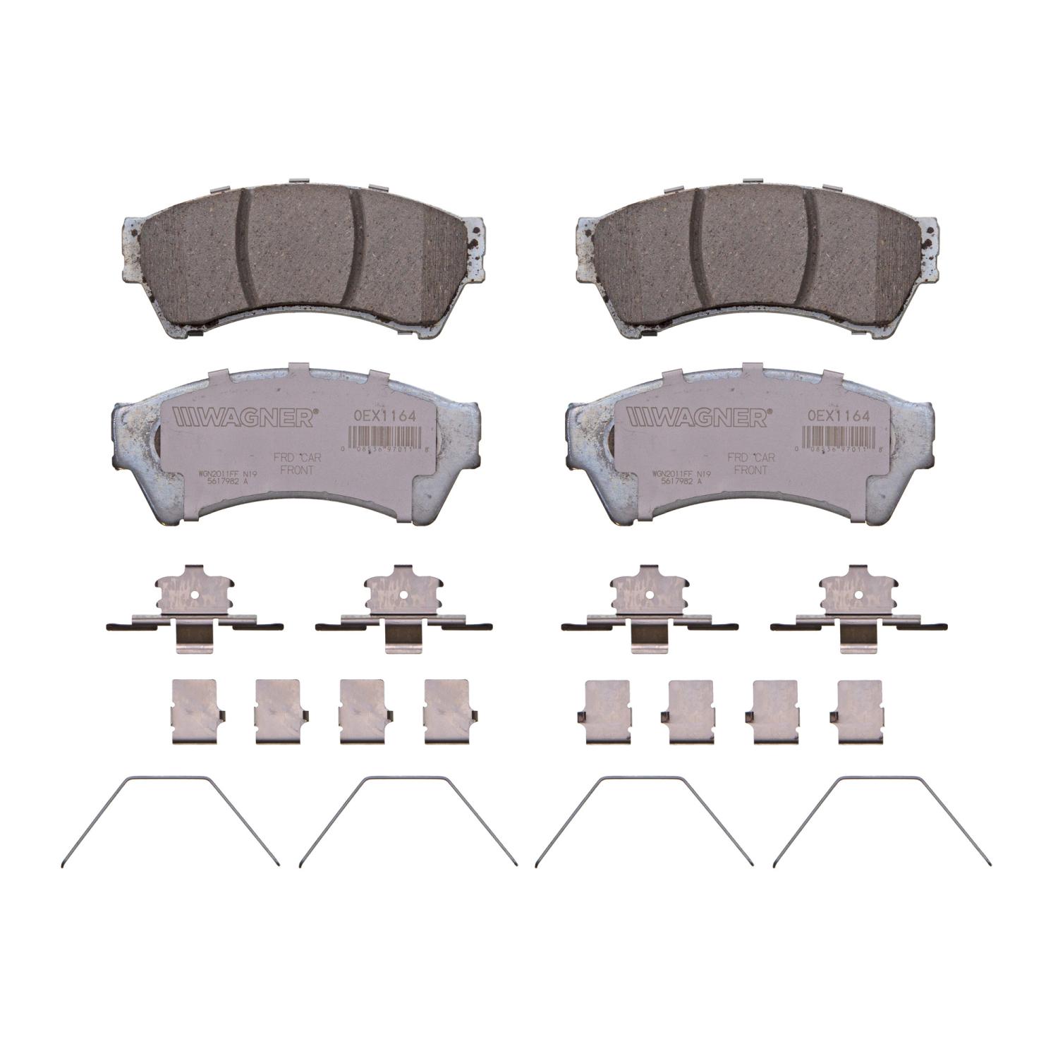 Wagner Brake OEX1164 - Disc Brake Pad Wagner Brake OEX1164 Disc Brake Pad product image 1 of 1