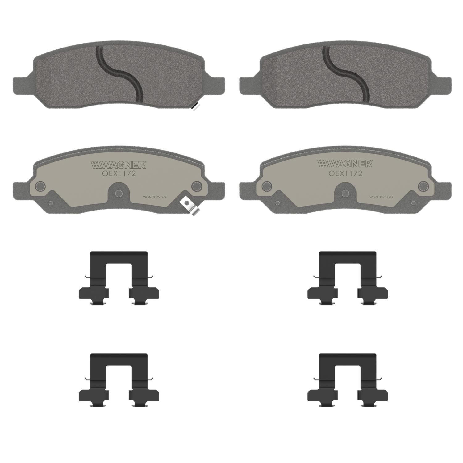 Wagner Brake OEX1172 - Disc Brake Pad Wagner Brake OEX1172 Disc Brake Pad product image 1 of 1