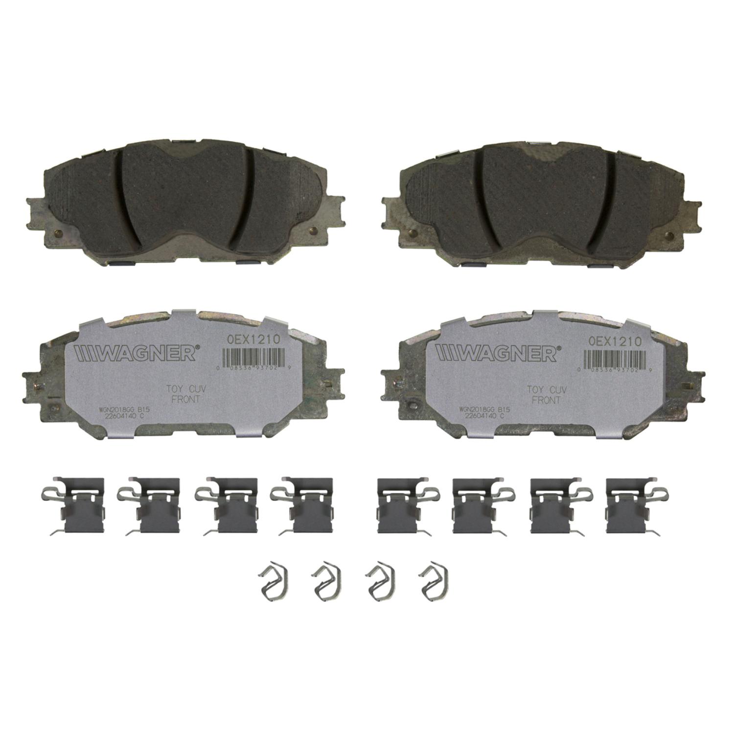 Wagner Brake OEX1210 - Disc Brake Pad Wagner Brake OEX1210 Disc Brake Pad product image 1 of 1