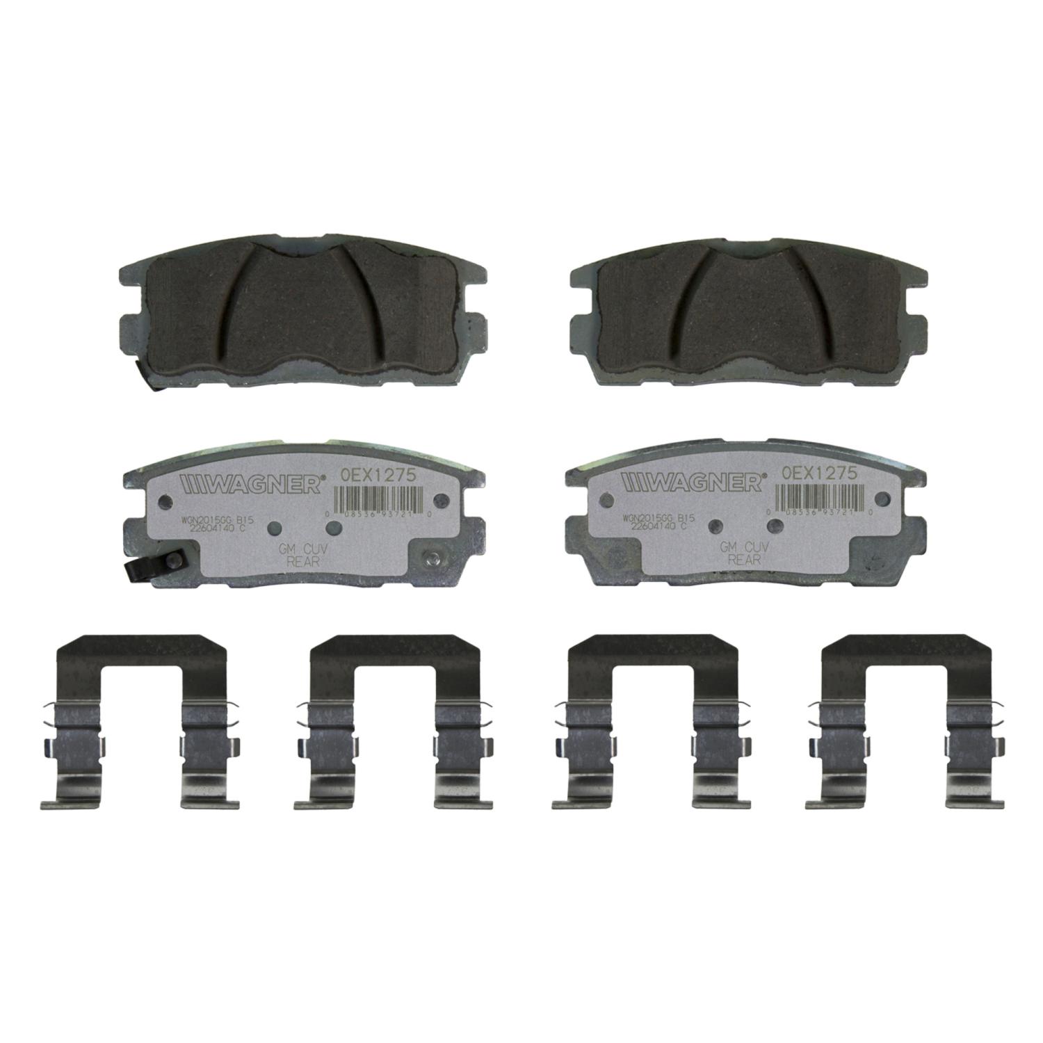 Wagner Brake OEX1275 - Disc Brake Pad Wagner Brake OEX1275 Disc Brake Pad product image 1 of 1