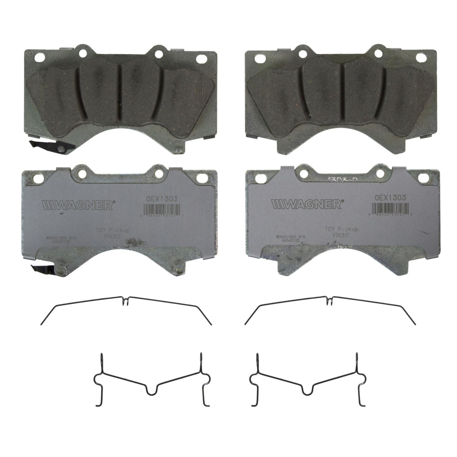 Wagner Brake OEX1303 - Disc Brake Pad Wagner Brake OEX1303 Disc Brake Pad product image 1 of 1