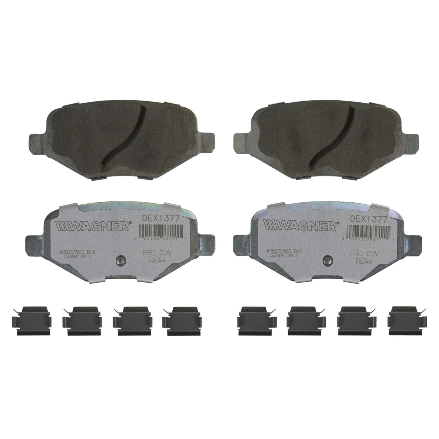 Wagner Brake OEX1377 - Disc Brake Pad Wagner Brake OEX1377 Disc Brake Pad product image 1 of 1