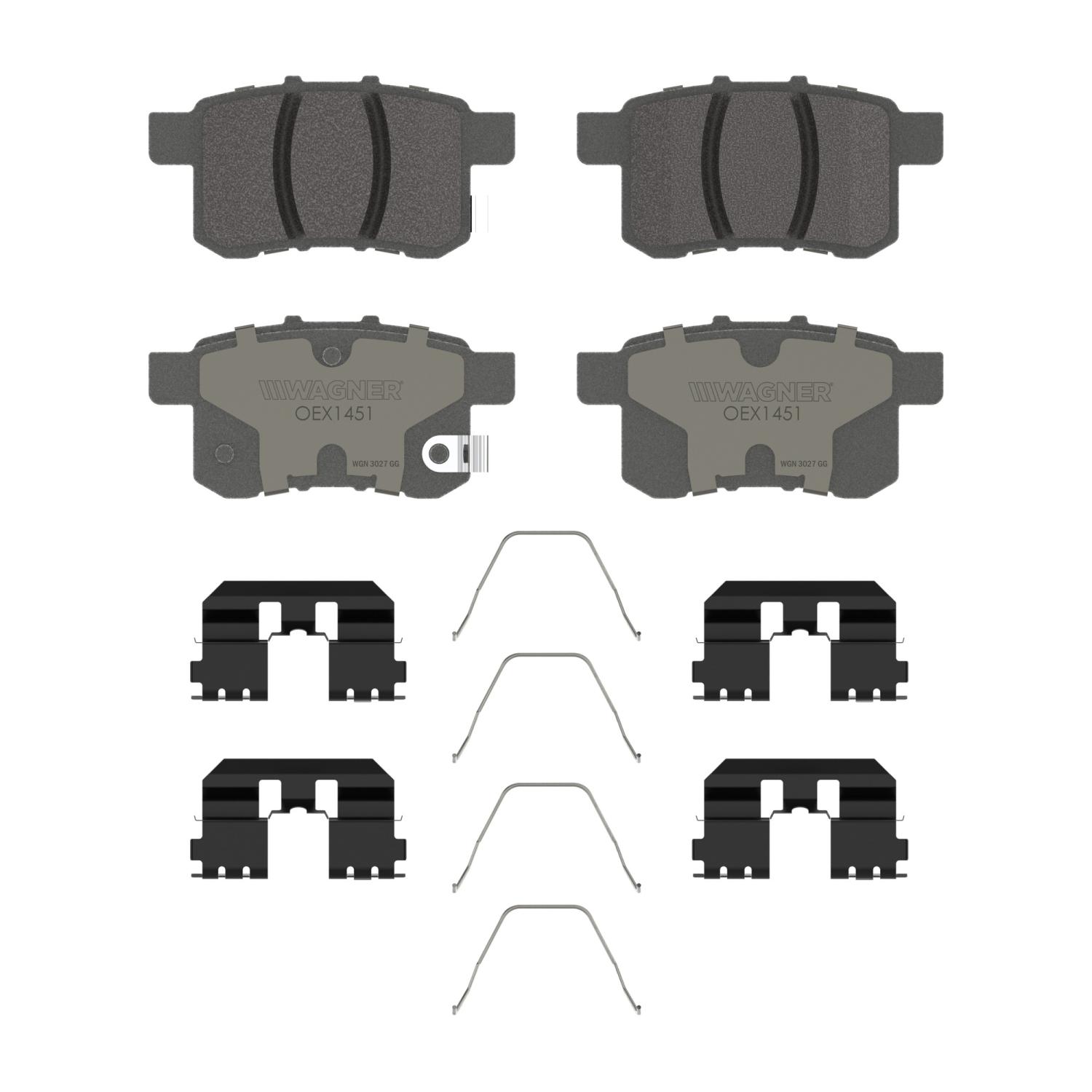 Wagner Brake OEX1451 - Disc Brake Pad Wagner Brake OEX1451 Disc Brake Pad product image 1 of 1