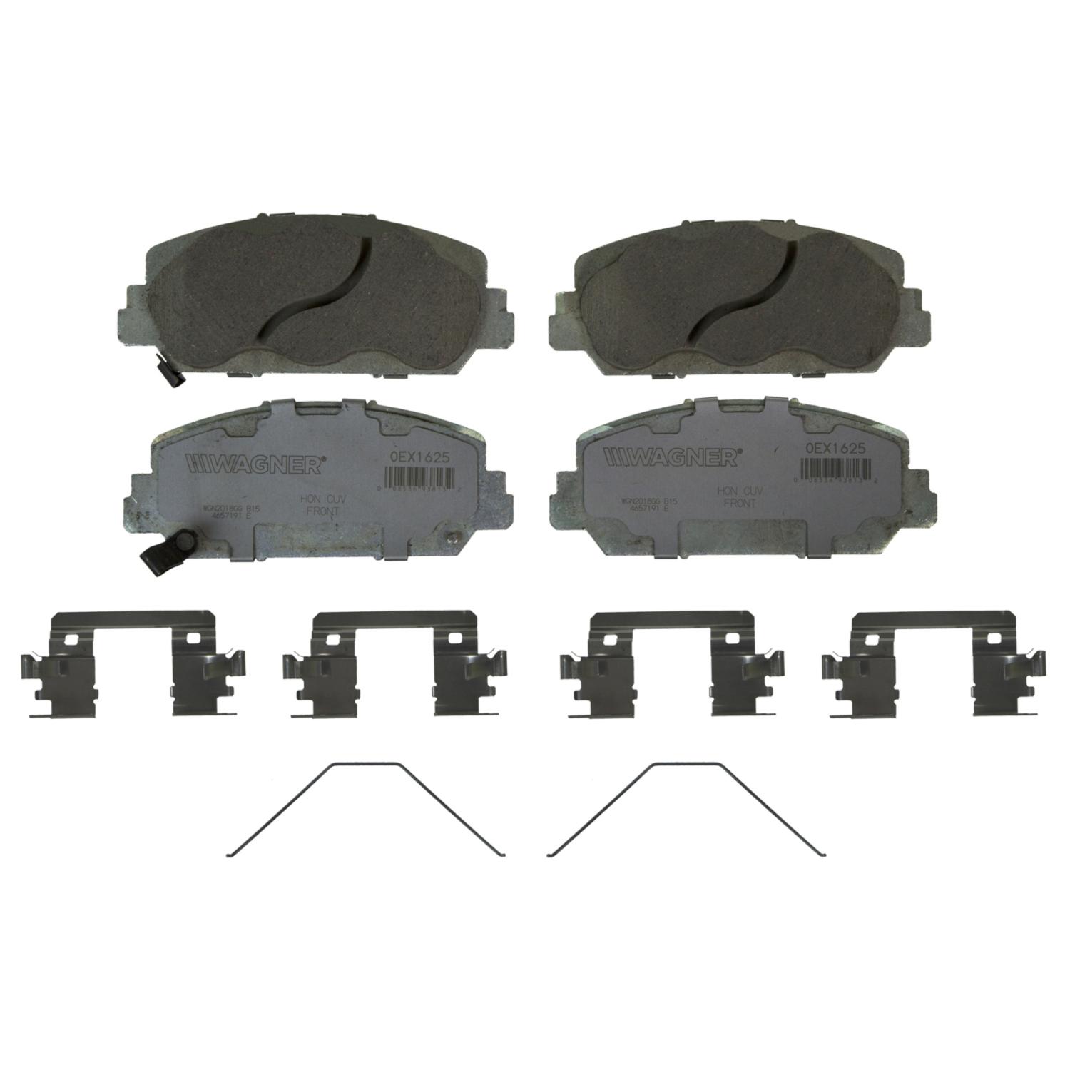 Wagner Brake OEX1625 - Disc Brake Pad Wagner Brake OEX1625 Disc Brake Pad product image 1 of 1