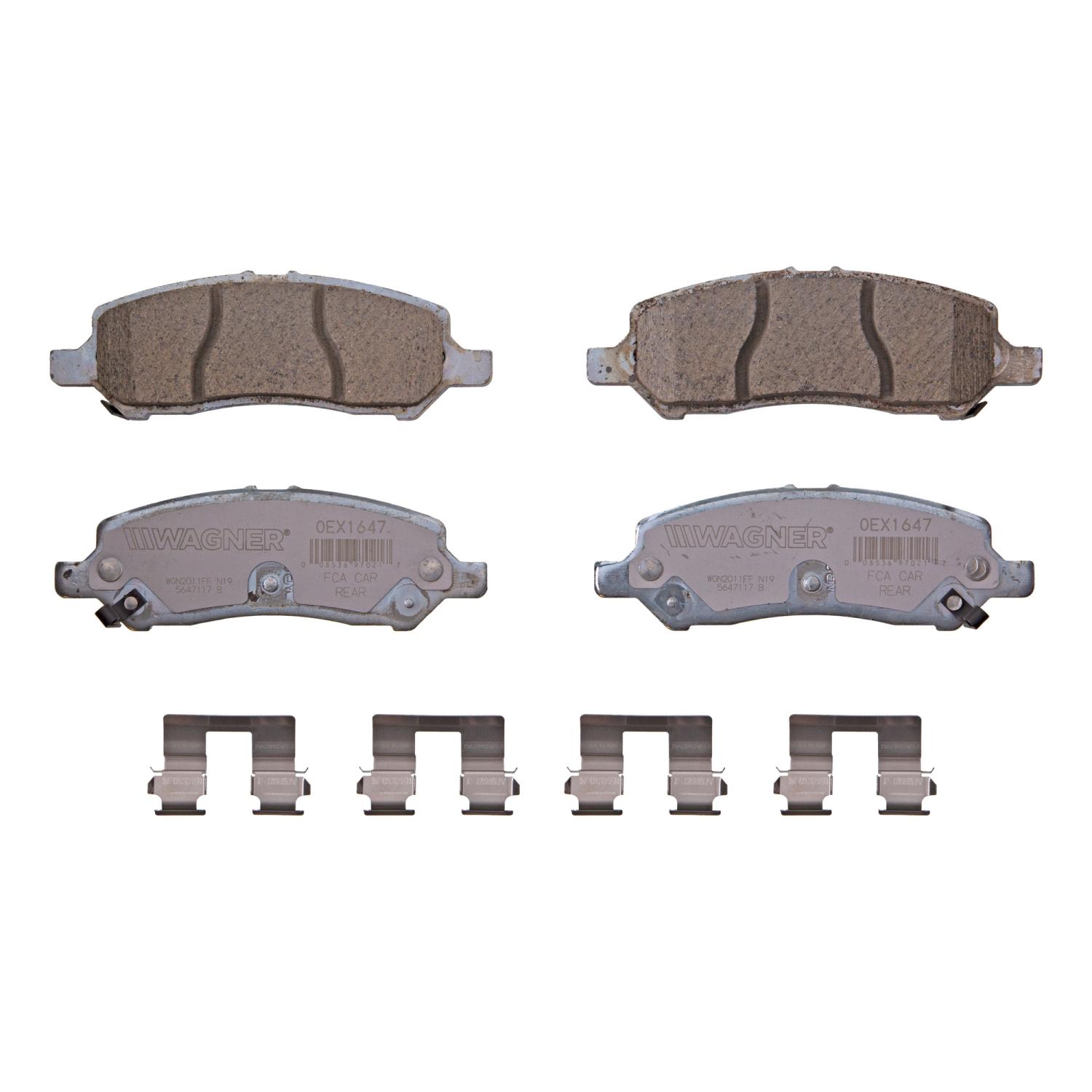 Wagner Brake OEX1647 Disc Brake Pad product image 1 of 1