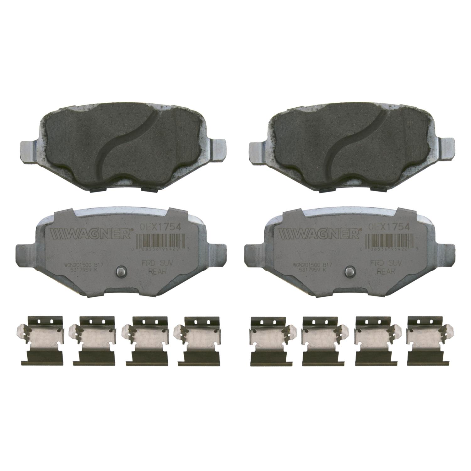Wagner Brake OEX1754 - Disc Brake Pad Wagner Brake OEX1754 Disc Brake Pad product image 1 of 1