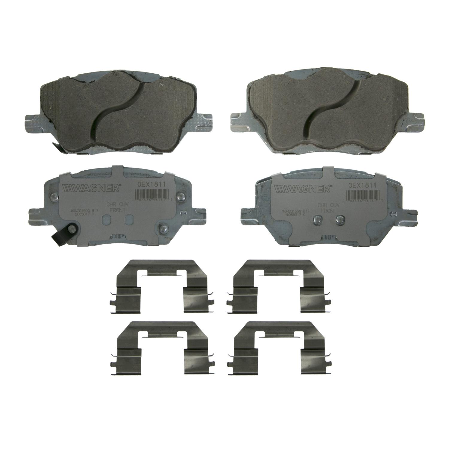 Wagner Brake OEX1811 - Disc Brake Pad Wagner Brake OEX1811 Disc Brake Pad product image 1 of 1