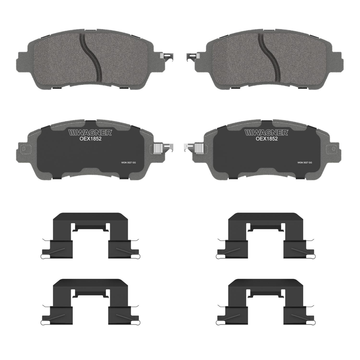 Wagner Brake OEX1852 - Disc Brake Pad Wagner Brake OEX1852 Disc Brake Pad product image 1 of 1