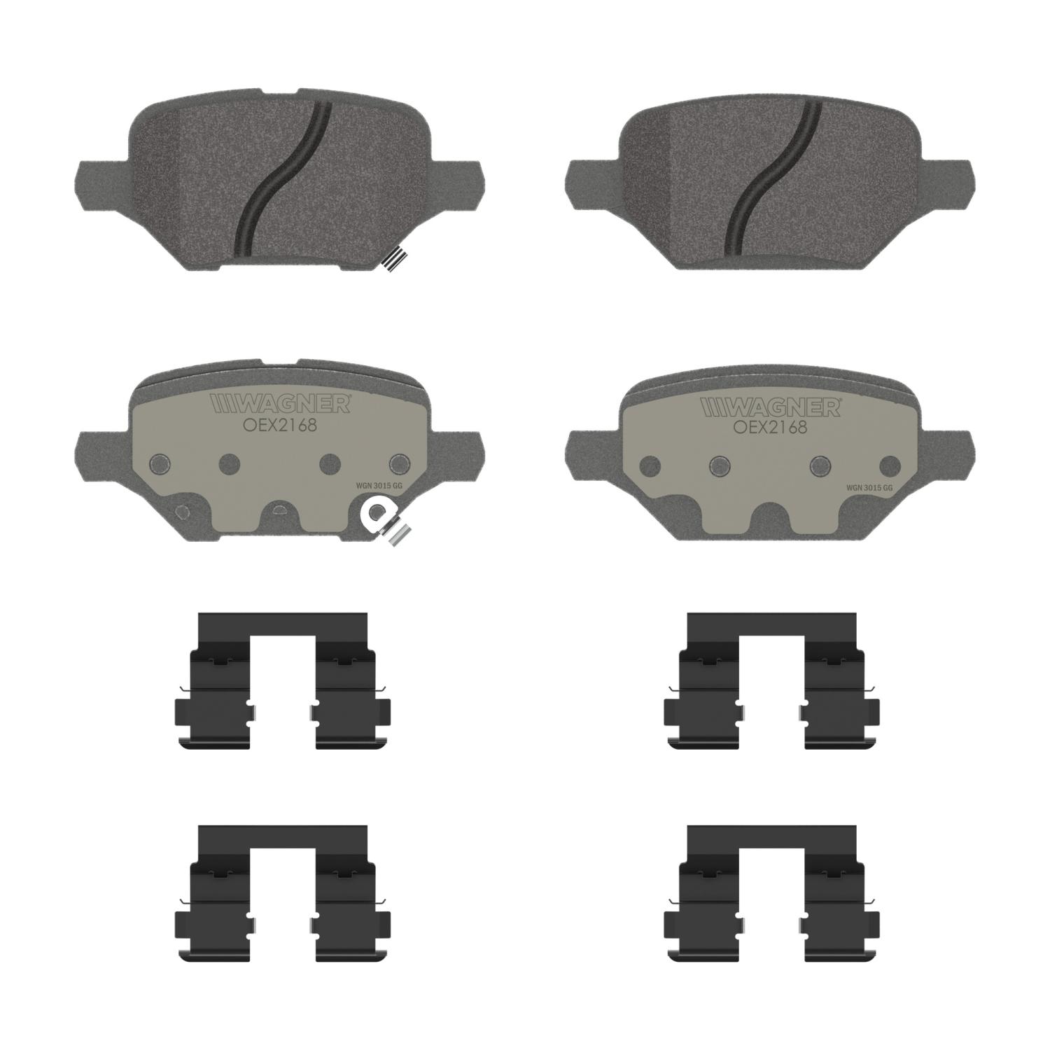 Wagner Brake OEX2168 - Disc Brake Pad Wagner Brake OEX2168 Disc Brake Pad product image 1 of 1
