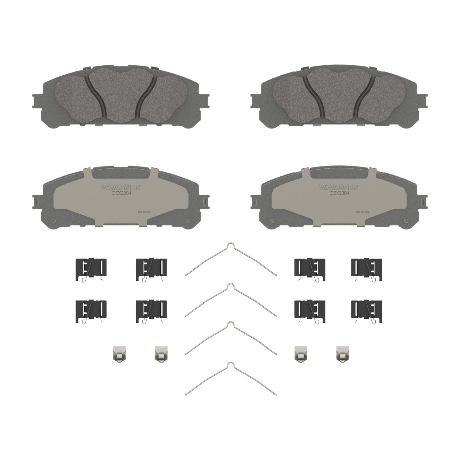 Wagner Brake OEX2304 - Disc Brake Pad Wagner Brake OEX2304 Disc Brake Pad product image 1 of 1