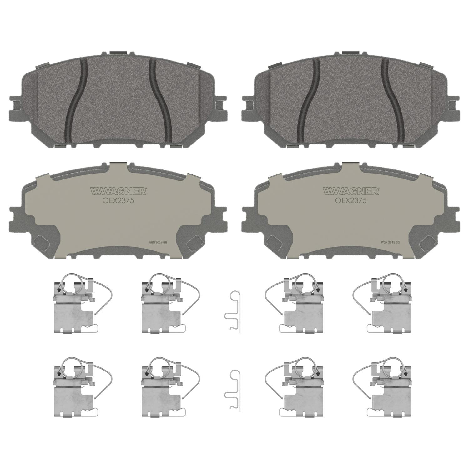 Wagner Brake OEX2375 - Disc Brake Pad Wagner Brake OEX2375 Disc Brake Pad product image 1 of 1