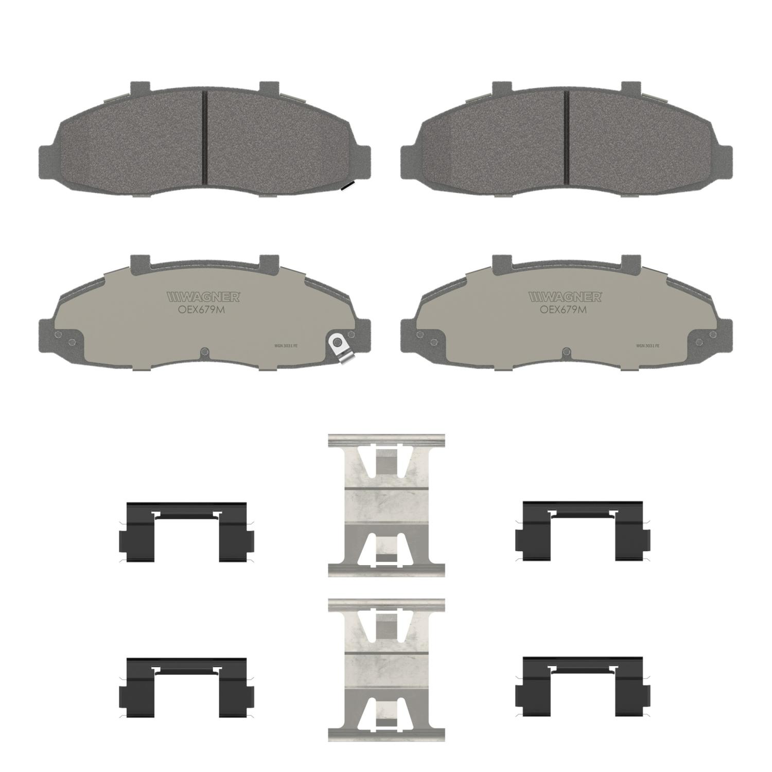 Wagner Brake OEX679M - Disc Brake Pad Wagner Brake OEX679M Disc Brake Pad product image 1 of 1