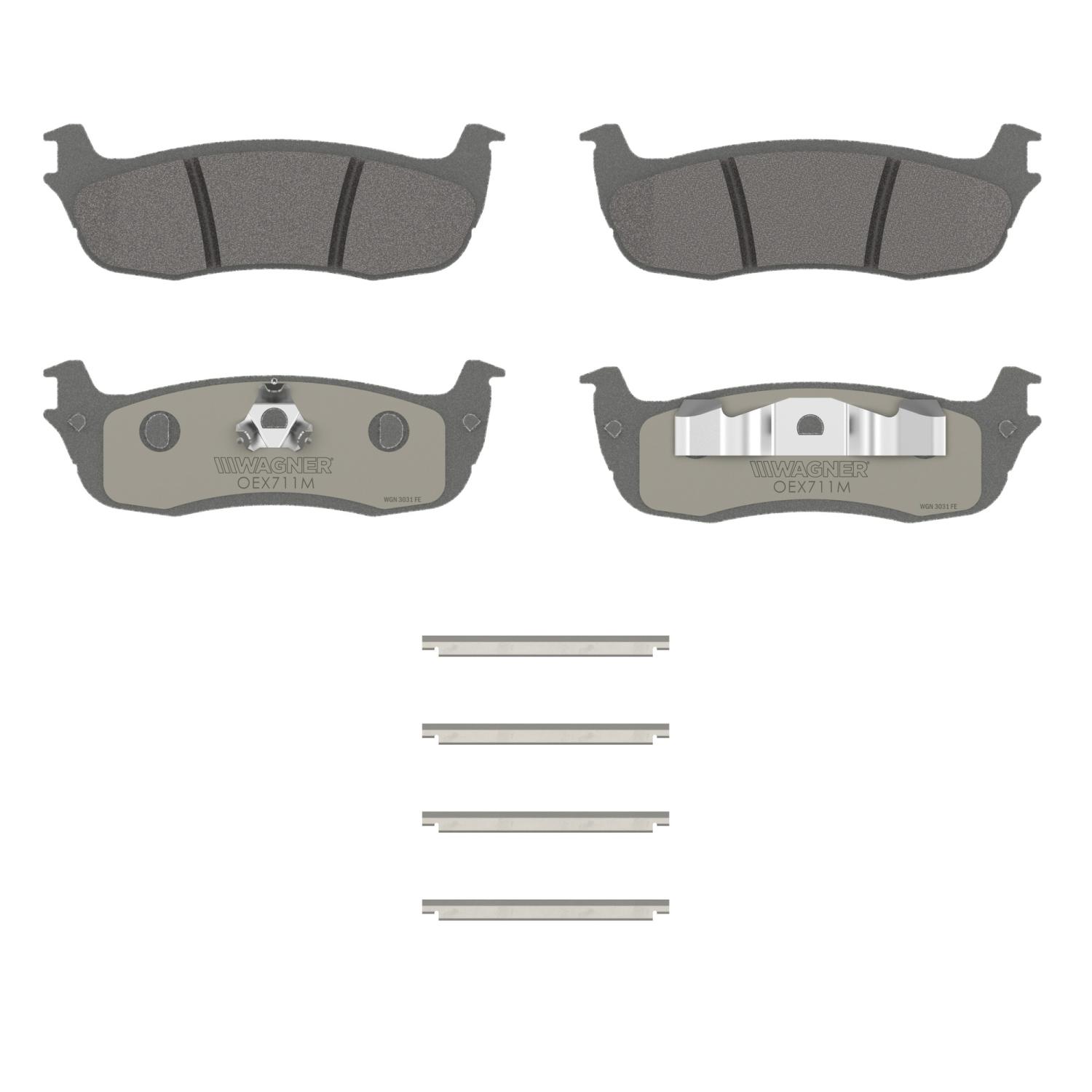 Wagner Brake OEX711M - Disc Brake Pad Wagner Brake OEX711M Disc Brake Pad product image 1 of 1