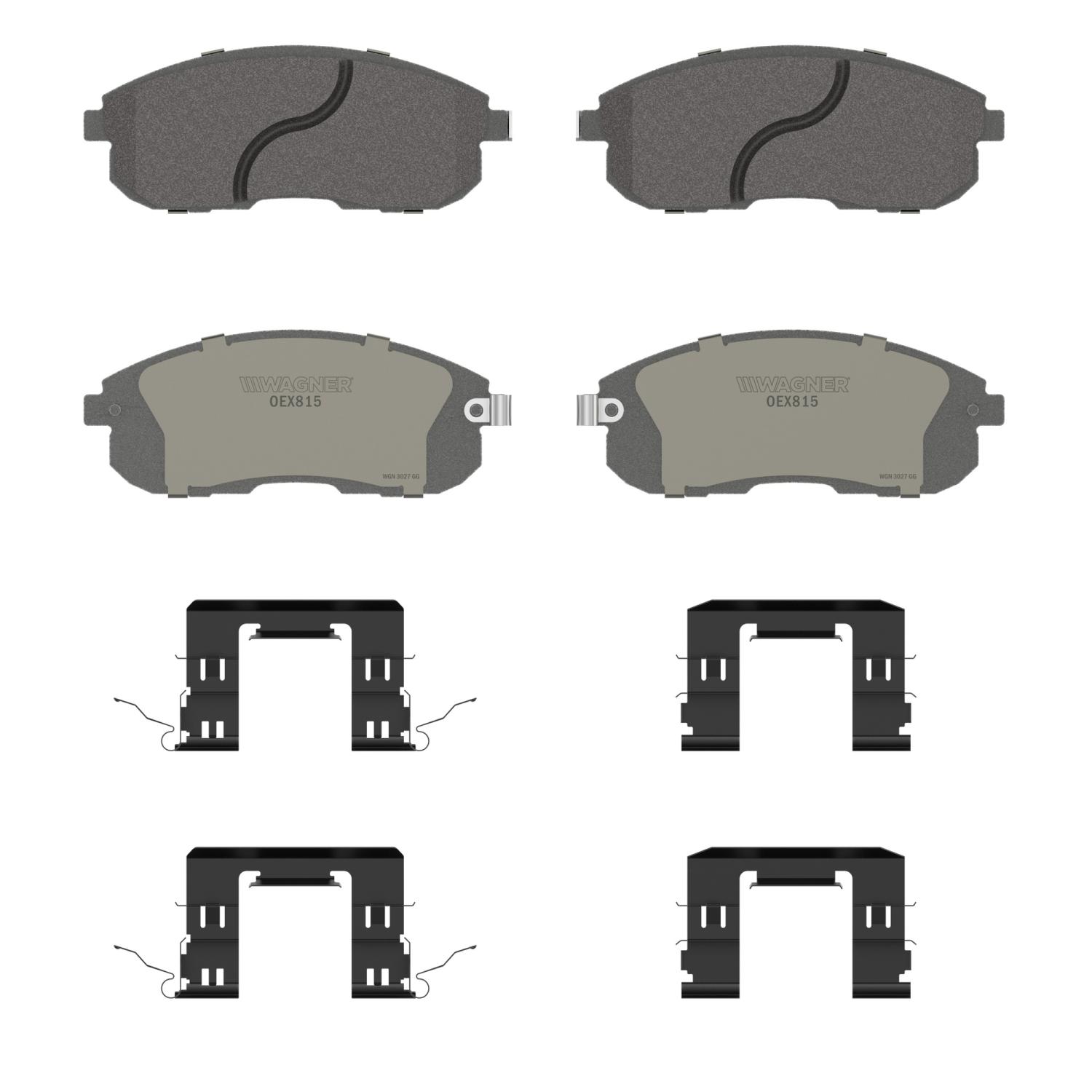 Wagner Brake OEX815 - Disc Brake Pad Wagner Brake OEX815 Disc Brake Pad product image 1 of 1