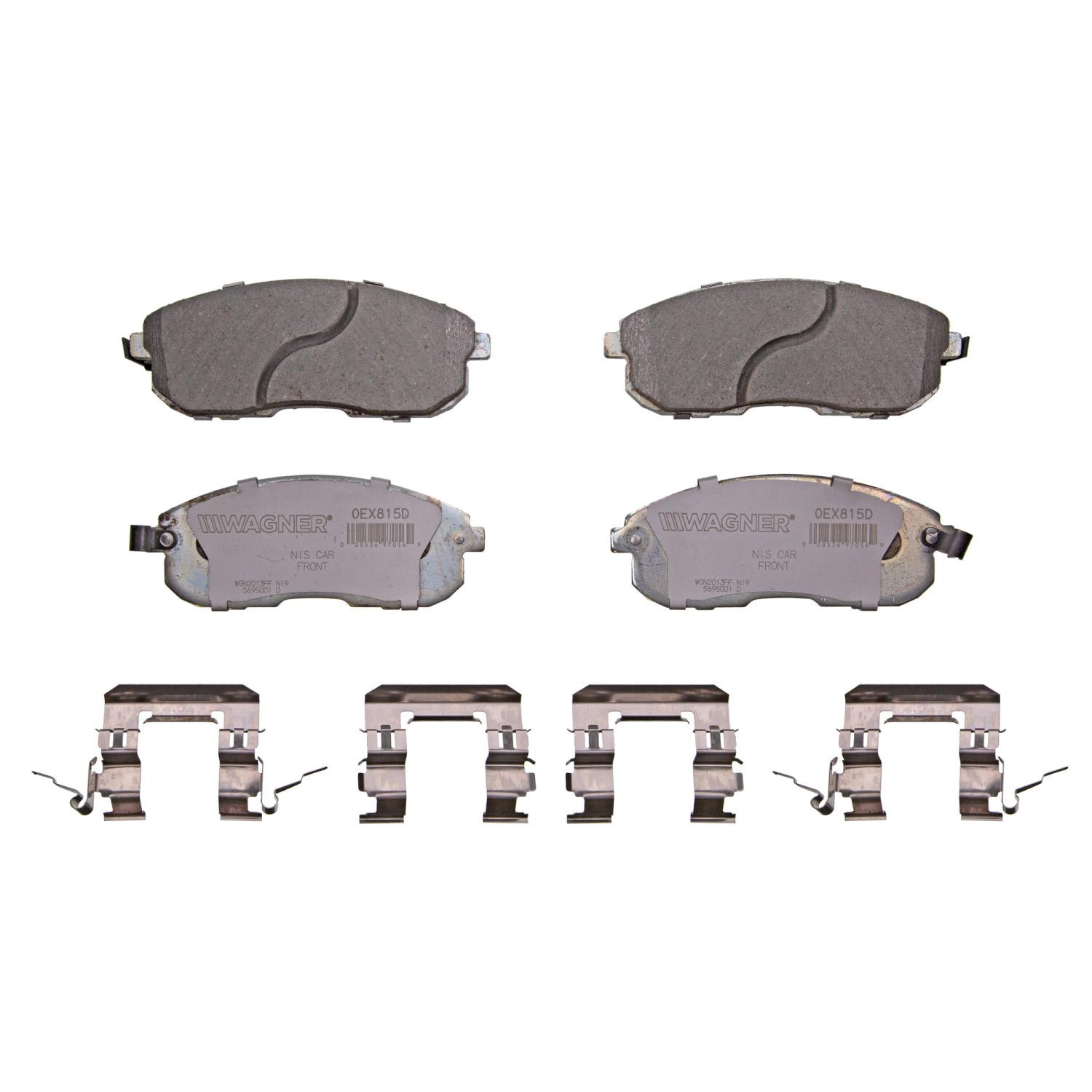 Wagner Brake OEX815D - Disc Brake Pad Wagner Brake OEX815D Disc Brake Pad product image 1 of 1
