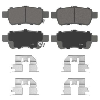 2006 Honda Odyssey Disc Brake Pad Rear Wagner Brake PD1088 image 2 of 2