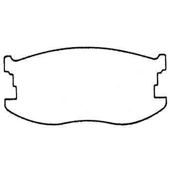 1984 Mazda GLC Disc Brake Pad Front Wagner Brake PD297 image 3 of 3