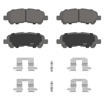 2012 Toyota Highlander Disc Brake Pad Rear Wagner Brake QC1325 image 2 of 2