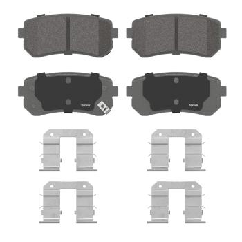 2013 Hyundai Tucson Disc Brake Pad Rear Wagner Brake QC1398 image 2 of 2