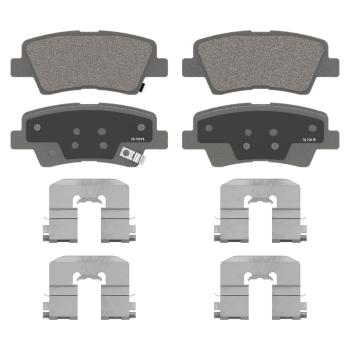 2010 Hyundai Azera Disc Brake Pad Rear Wagner Brake QC1445 image 2 of 2