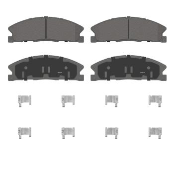 2014 Ford Explorer Disc Brake Pad Front Wagner Brake QC1611 image 2 of 2