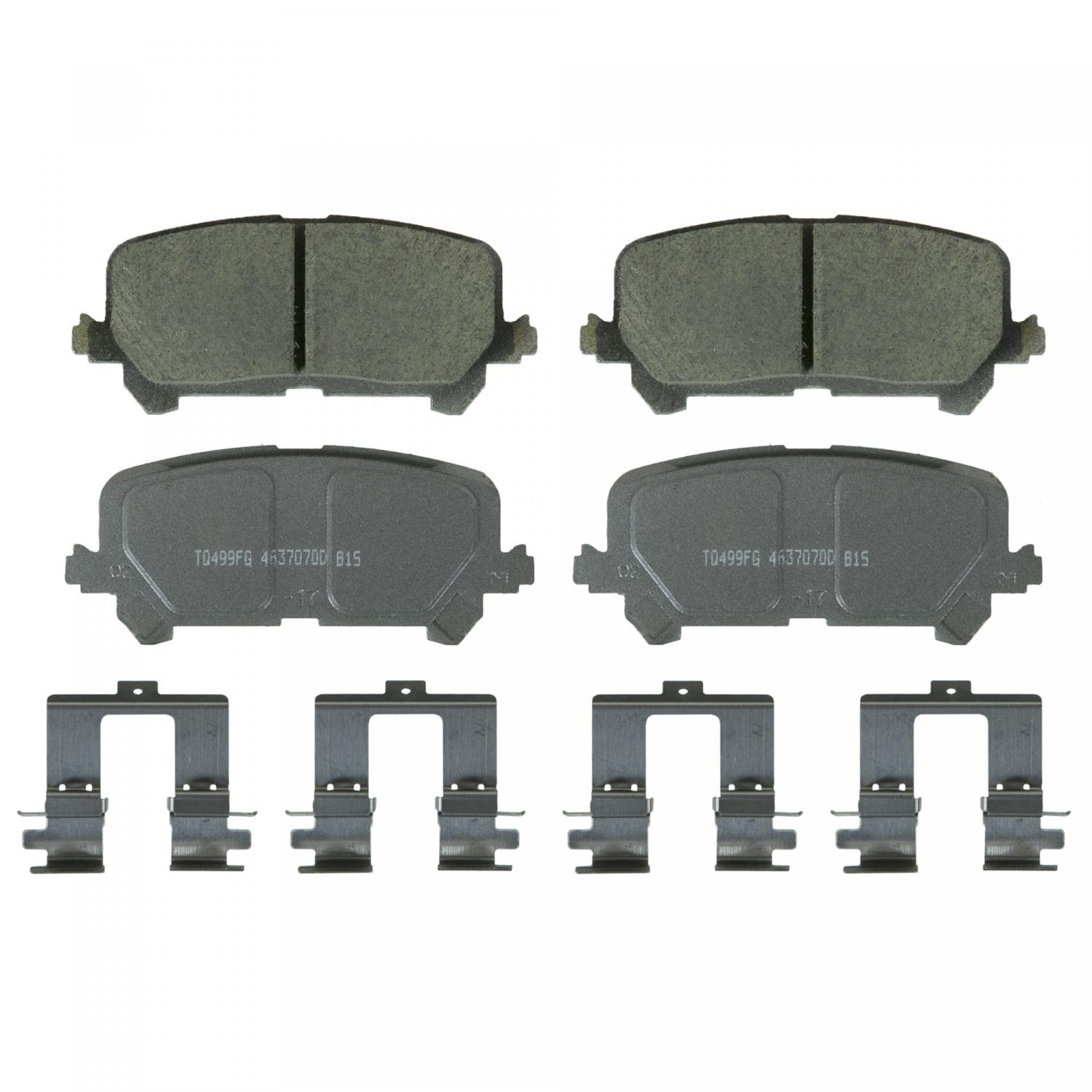 Wagner Brake QC1724 - Disc Brake Pad Wagner Brake QC1724 Disc Brake Pad product image 1 of 1