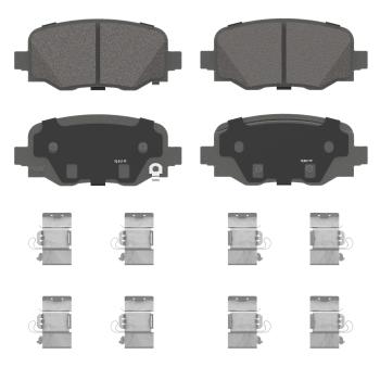 2019 Jeep Renegade Disc Brake Pad Rear Wagner Brake QC1809 image 2 of 2