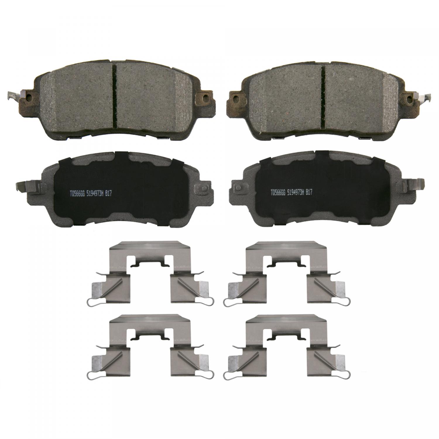 Wagner Brake QC1852 - Disc Brake Pad Wagner Brake QC1852 Disc Brake Pad product image 1 of 1