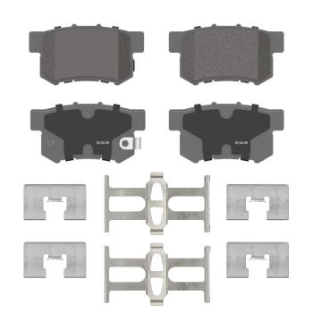 1994 Acura Legend Disc Brake Pad Rear Wagner Brake QC536 image 2 of 2