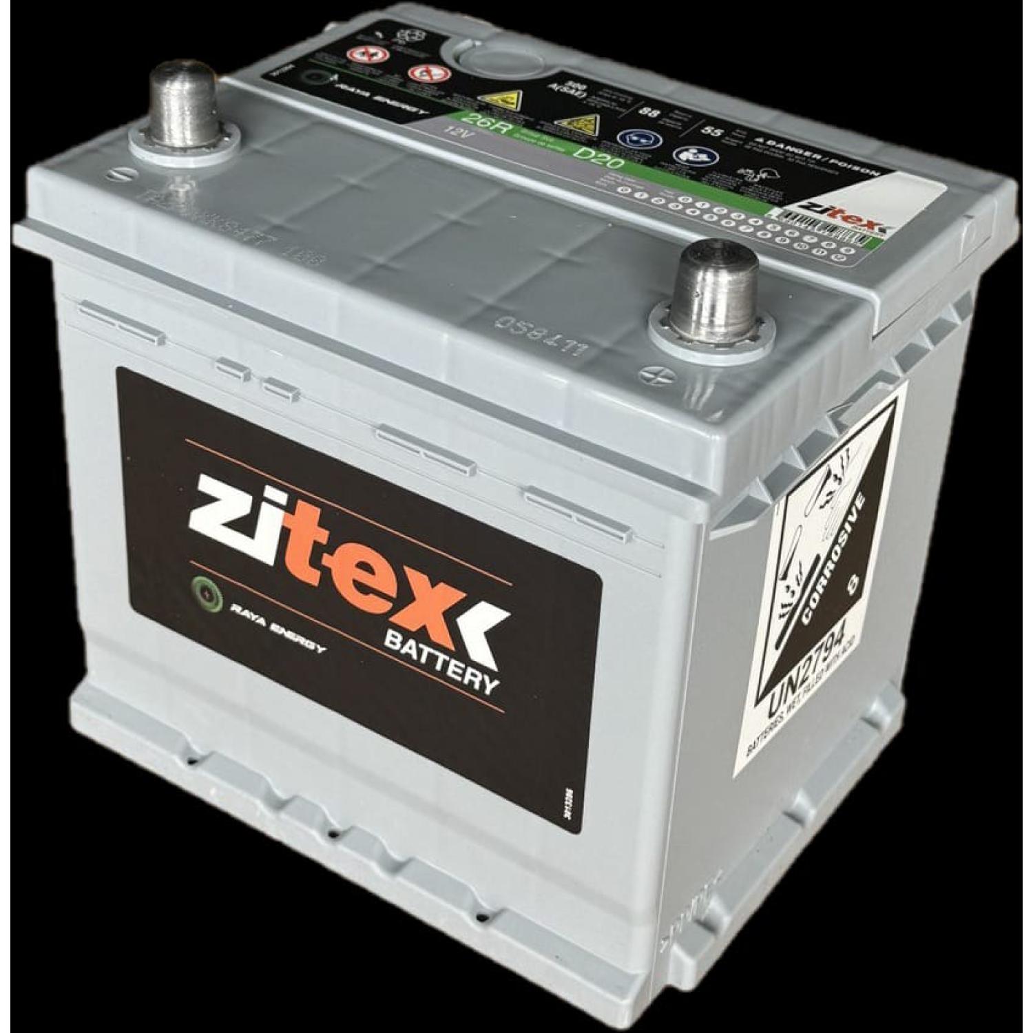 Zitex 26RZ Automotive Battery Image